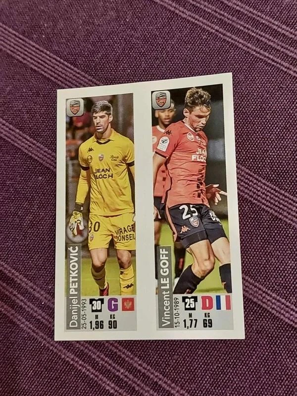 Panini / Sticker / FC Lorient / Foot 2018-2019